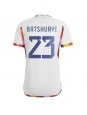 Moški Nogometna dresi replika Belgija Michy Batshuayi #23 Gostujoči SP 2022 Kratek rokav